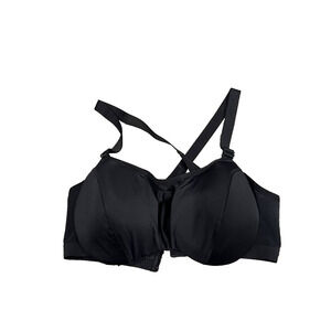 Nola black mesh overlay sports bra Size 38 DDD A003216
